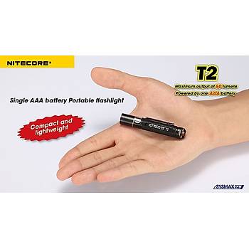 NITECORE T2s CREE XP-E R2 3-Mode 50 Lumen Mini LED Flashlight
