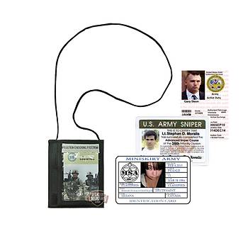 Army ID Wallet Kimlik Tama Czdan