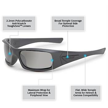 ESS 5B - Gray Frame Mirrored Gray Lenses