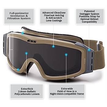 ESS Profile NVG Goggles - Terrain Tan
