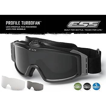 ESS Profile Turbo Fan Goggles - Black