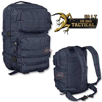 Compact Modular Style Assault Pack Navy 50 LT