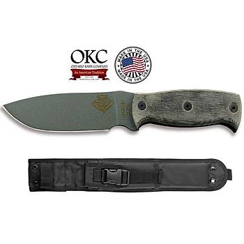 Ontario Ranger Knives RBS Afghan Black Micarta 9447BM