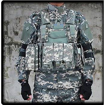 Us Combat Strike Plate Carrier Vest Acu Camo