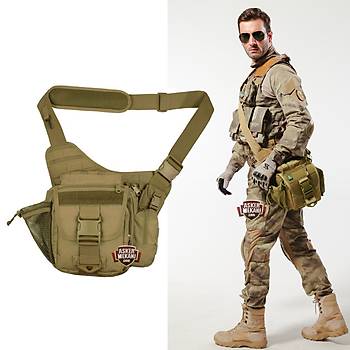 Military Tactical Messenger Bag Coyote Brown