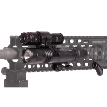 Us LED QD Weapon Flashlight With Green Laser Sight