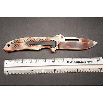 ONTARIO Extreme Military Desert Camo Folding Knife
