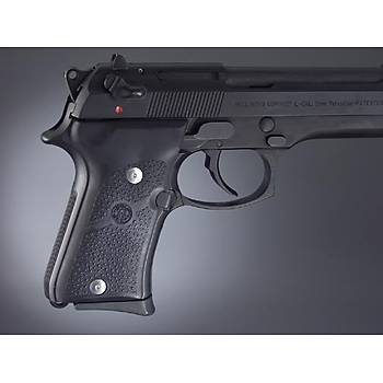 Us Beretta 92 Compact Auto Rubber grip Panels Black