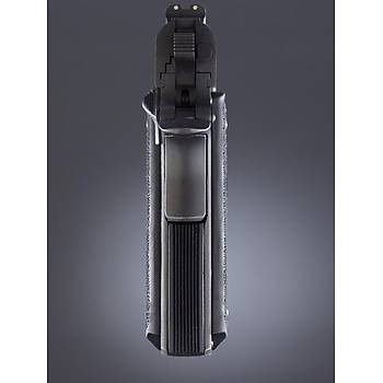 Us Government Model Rubber Grip with Finger Grooves Black