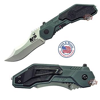 Smith Wesson Military Police Assisted Knife Green