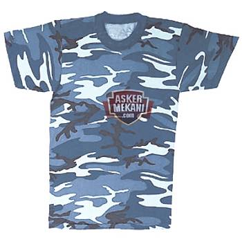 ARMY MAVİ KAMUFLAJ TSHİRT