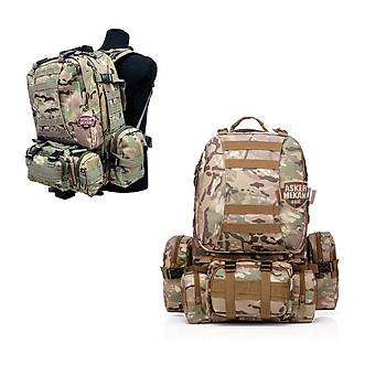 US Tactical Molle Assault Backpack Bags Multicamo