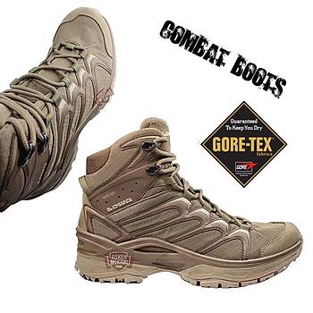 Combat Goretex Tactical Coyote Boots