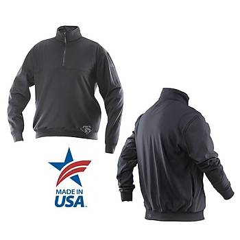 US GRID FLEECE ZIP THRU JOB SHIRT
