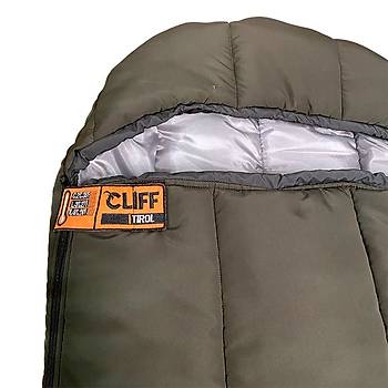 CLIFF GEAR Tirol -9° Uyku Tulumu Haki