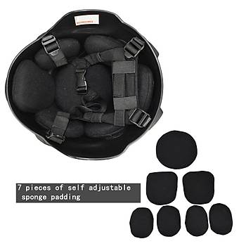 US MICH 2000 TAKTİK KASK 3 LÜ SET YEŞİL