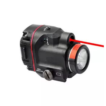 Taktik TLR8 LED El Feneri + Kırmızı Lazer Sight Combo