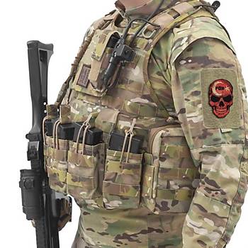 Cordura Kumaş Baskı Kırmızı Pöh Peç