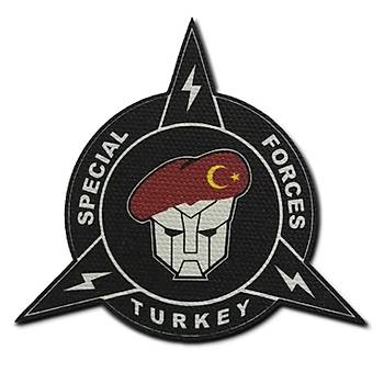 Cordura Kumaş Baskı Tactic Special Forces Bereli Peç