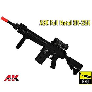 A&K Full Metal SR-25K Airsoft AEG Tüfek