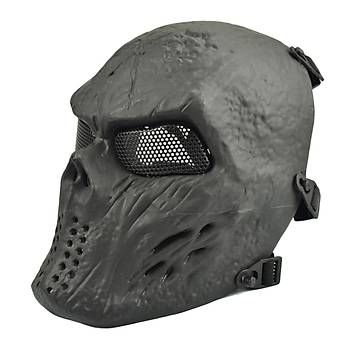 Tactical Full Skull Maske Siyah