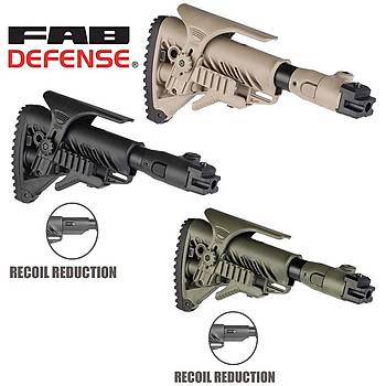 FAB Defense M4 Tarz Katlanabilir G3 Teleskopik Dipik