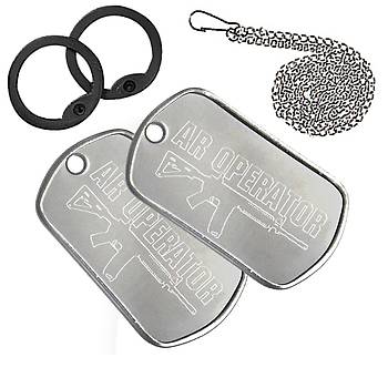 AR Operatör Künye Metal