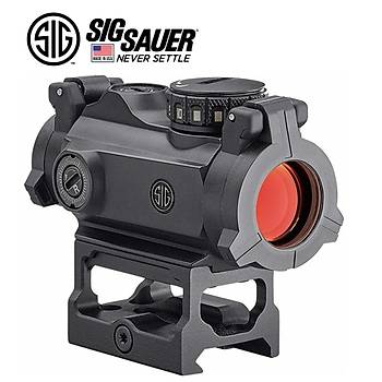 Sig Sauer ROMEO-MSR COMPACT RED DOT SIGHT, 1X20MM, 2 MOA RED DOT, 1.0 MOA ADJ, M1913, BLACK