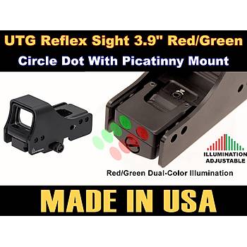 Swat Operasyon Reflex Sight 3.9" Red/Green