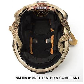 US ISO certified NIJ level IIIA 3A Fast Helmet ATAC Camo