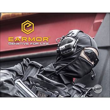 US EARMOR M32 ATIŞ KULAKLIĞI SİYAH