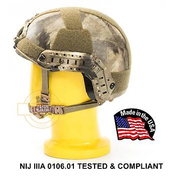 US ISO certified NIJ level IIIA 3A Fast Helmet ATAC Camo