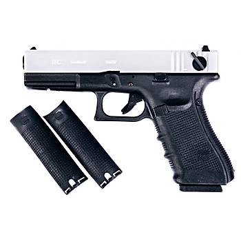 WE GLOCK G18C Gen4 Silver Airsoft Tabanca