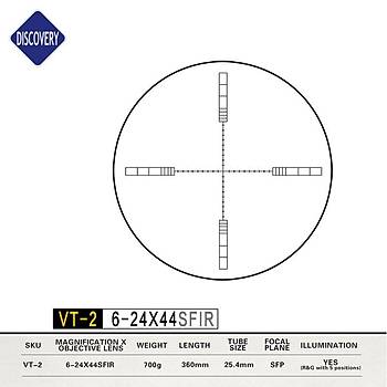 Discovery VT-2 6-24X44SFIR LR SFP IR-MIL