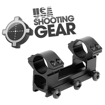 Us Shooting gear 25 mm Rifle High Profile Scope Mount Rings