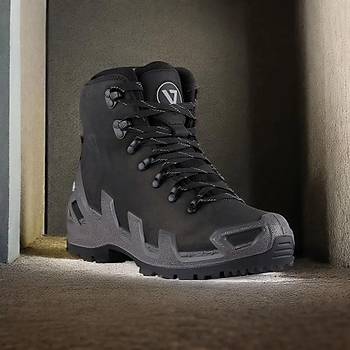 Vaneda Pro Mid Black Nubuk Su Geçirmez Taktik Bot