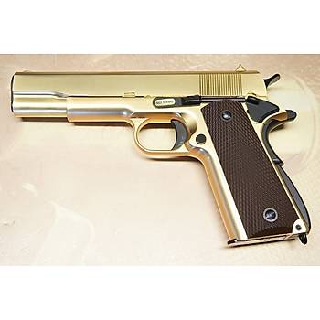 WE M1911 FULL METAL-24K Gold Plated Altın Kaplı Airsoft Tabanca