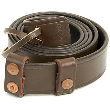 British LEE ENFIELD Leather Rifle Sling Deri Askı Kayışı