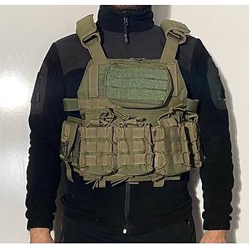 Taktik Arazi Hucüm Yeleği Yeşil