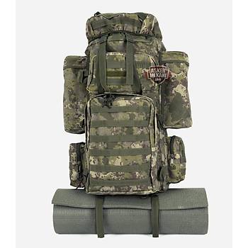 Military Combat Bag 90 LT Yeni TSK Camo