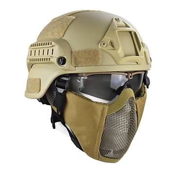 US MICH 2000 TAKTİK KASK 3 LÜ SET COYOTE