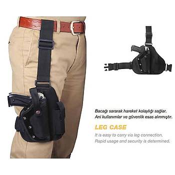Cordura Bacak Kılıfı Siyah