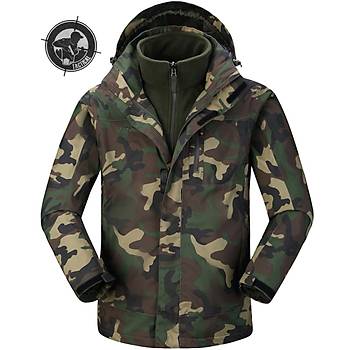 Taktik Askeri 3+1 Mont woodland Camo