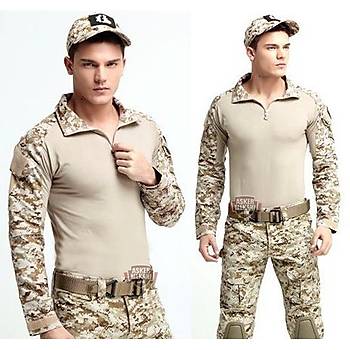 Us Combat Gen3 Tshirt Desert Camo