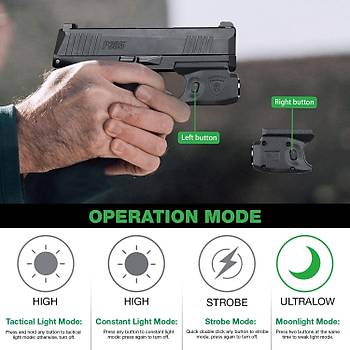 Sig Sauer P365 Serisi ��in �zel Tasarlanm�� Rakipsiz Taktik Fener