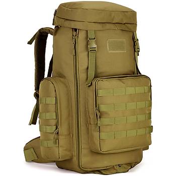 Taktik Askeri Molle �anta Kahve 70LT+ 15 LT