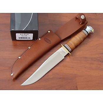 Ka-Bar Bowie Leather Handled
