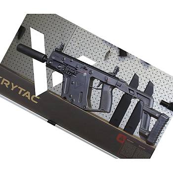 KRYTAC Kriss Vector SMG Mock Susturuculu AEG Airsoft Tüfek - Siyah