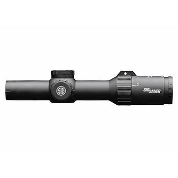 Sig Sauer TANGO4 SCOPE, 1-4X24MM, 30MM, FFP, 556-762 HORSESHOE ILLUM RETICLE, 0.5 MOA ADJ, BLACK