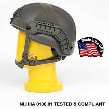 US ISO certified NIJ level IIIA 3A Mid Cut Helmet Foliage Green